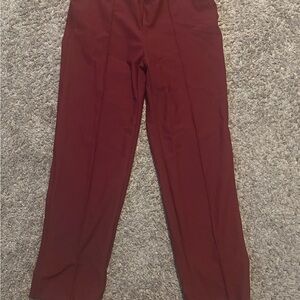 Christian Siriano Maroon Dress Pants